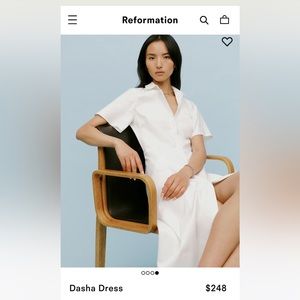NWT Reformation Dasha Dress